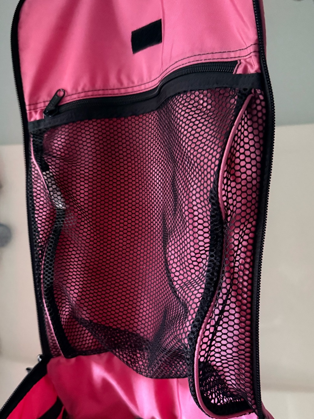 L.L.Bean Pink Hanging Travel Toiletry Bag Organizer | Large Cosmetic Case - Picture 5 of 14